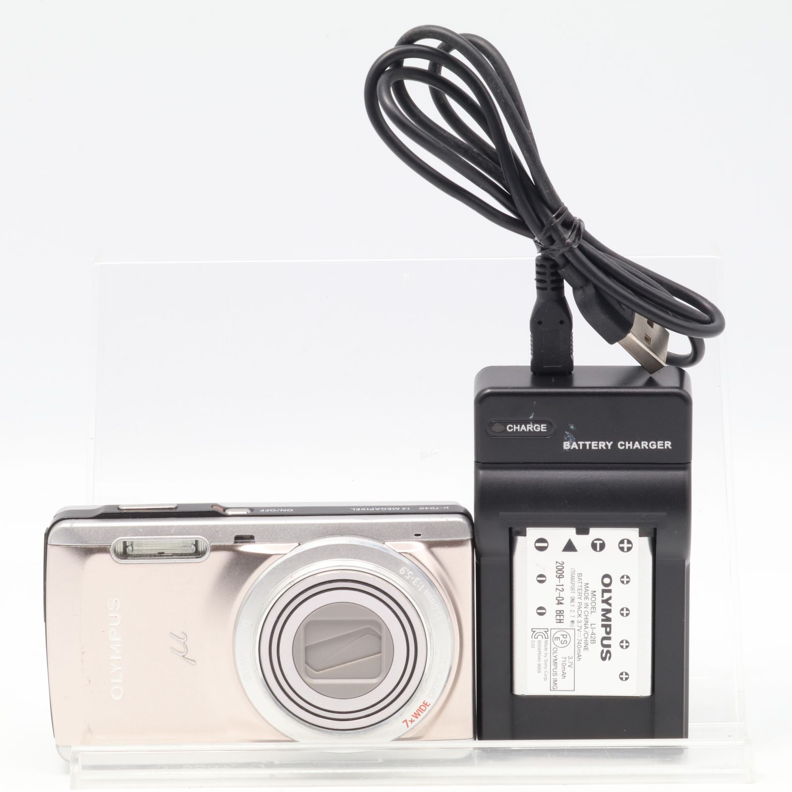 OLYMPUS μ-7040 コンパクトカメラ コンデジ デジカメ 難あり カメラ 【難有品】オリンパス μ-7040 コンパクトデジタルカメラ