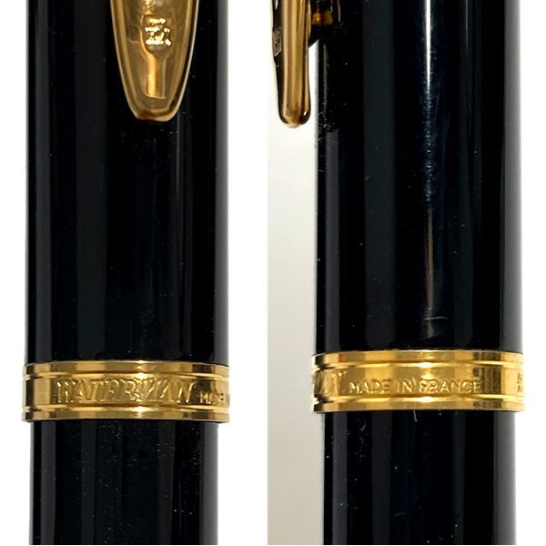 ウォーターマン WATERMAN 万年筆 IDEAL ペン先750 18k K18YG イエローゴールド F(細字) 黒 筆記具 文房具  ブランド【中古】【ネコポス配送】 - メルカリ