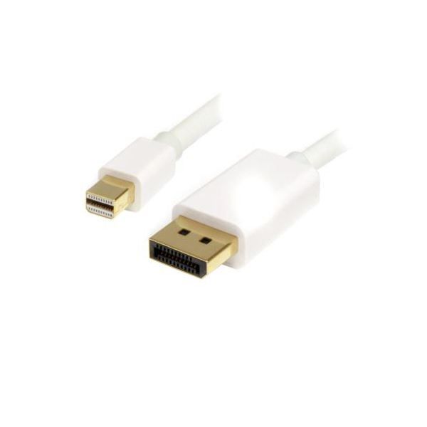 まとめ StarTech.com Mini DisplayPort変換ケーブル 4K 1m ミニディスプレイポート-ディスプレイポートオス オス ホワイト MDP2DPMM1MW 1本 ×3セット