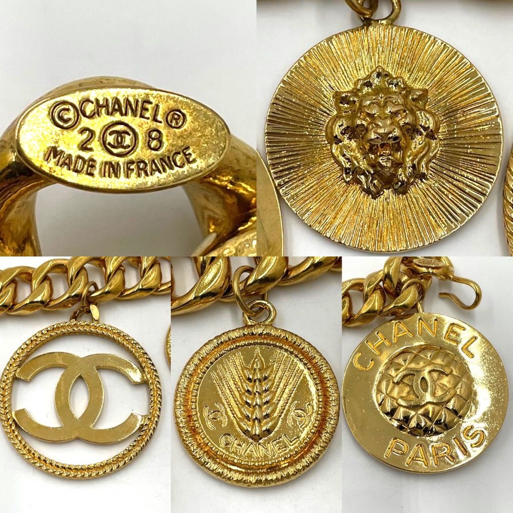 シャネル ゴールドプレート ココマーク メダリオンベルト CHANEL シャネル ココマークメダリオンヴィンテージチェーン