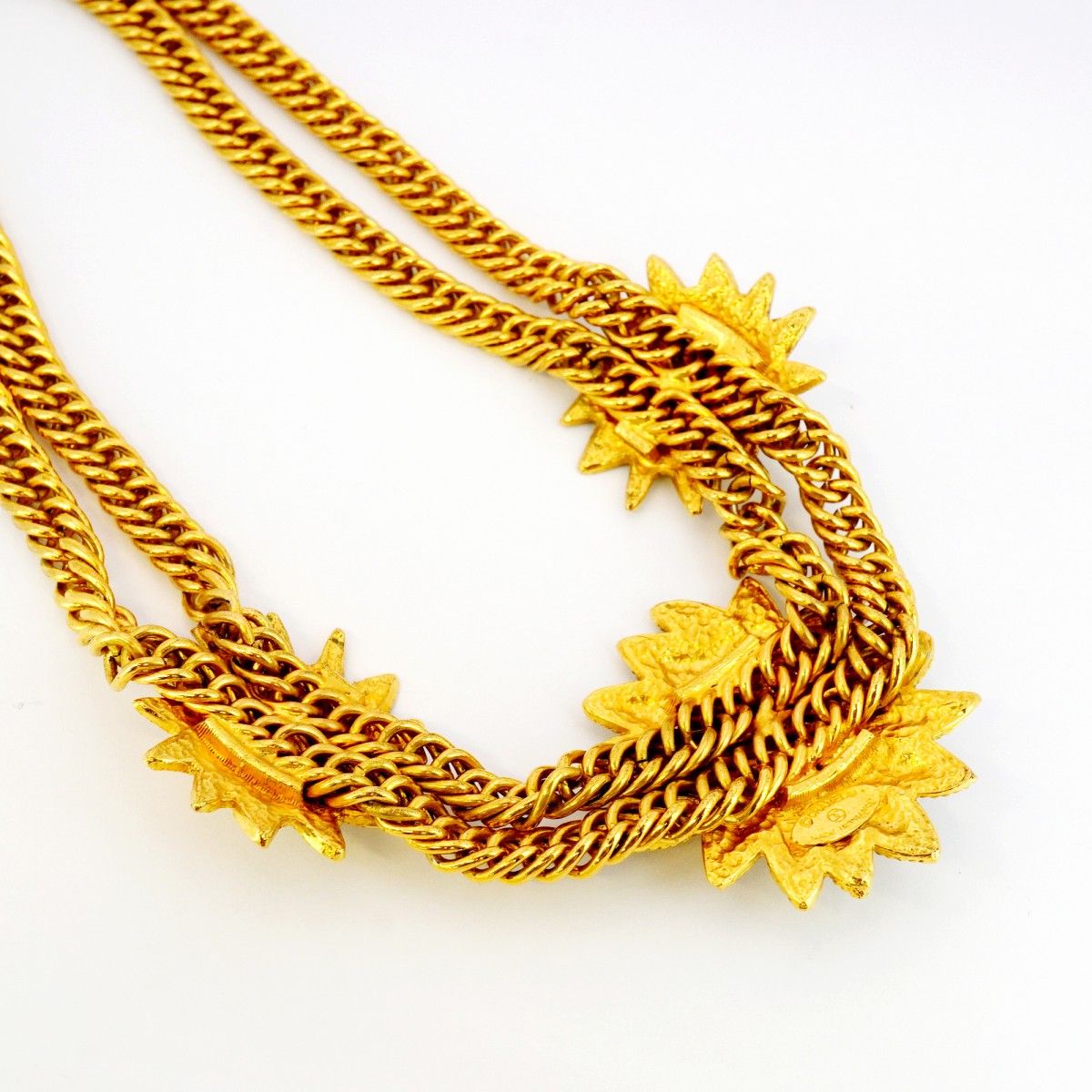 5jib0682 シャネル チョーカー ヴィンテージ ココマーク ライオンモチーフ GPメッキ ゴールド レディース