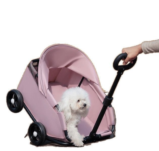 ペットカート 対面両用 アップグレード 中型犬多頭バギー コット内