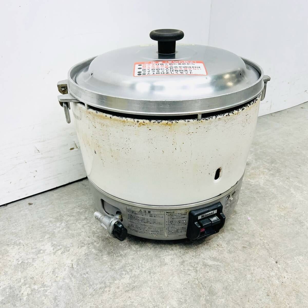 リンナイ 業務用ガス炊飯器 3升炊き RR-30S1 都市ガス 2019年製 中古 
