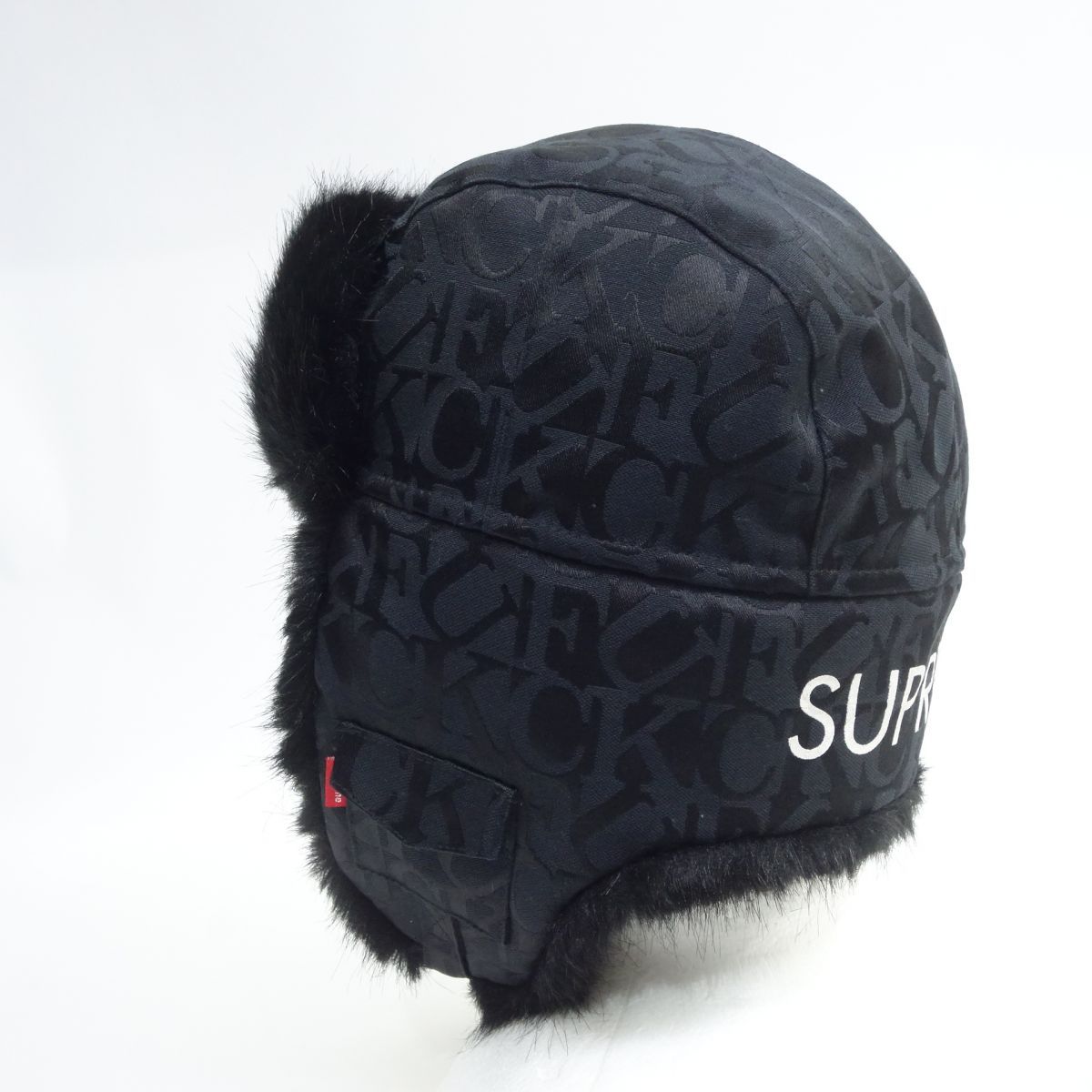 Supreme シュプリーム 17AW Fuck Jacquard Trooper トルーパー ファー ボンバーハット フライト キャップ フリーサイズ  ※中古 - メルカリ