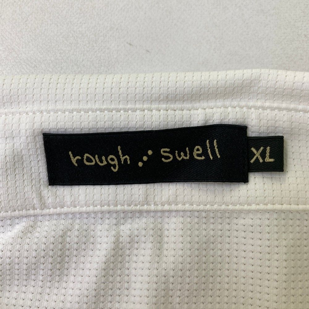 サイズ XL ROUGH-SWELL ラフアンドスウェル モデル 半袖 メッシュ ポロシャツ ホワイト系 240101357490 ゴルフウェア メンズ ストスト WHITEMONARCHHOTEL_COM