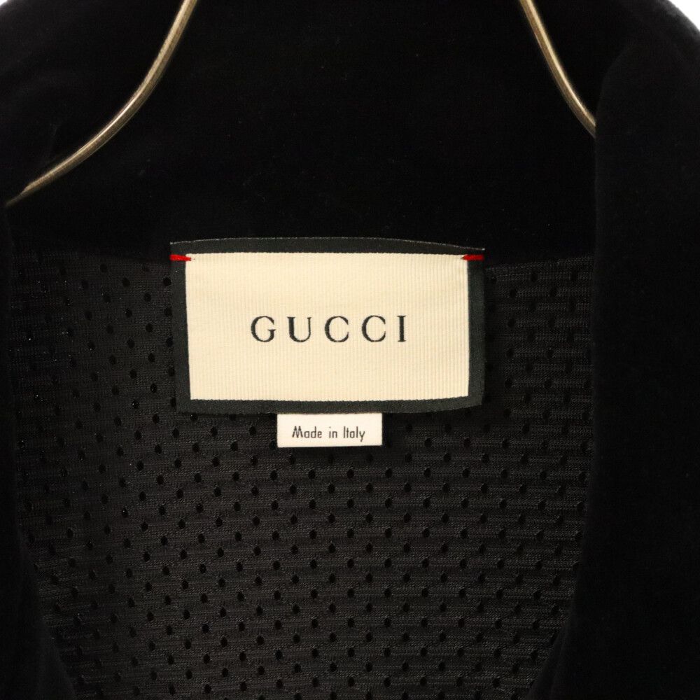 GUCCI (グッチ) 20SS Logo Embroiderred シェニール ベロア トラック