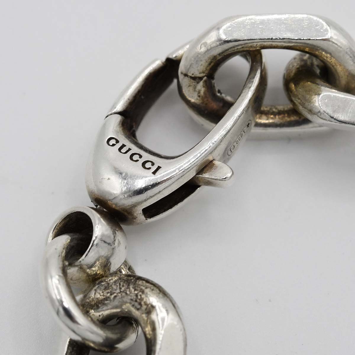 GUCCI グッチ インターロッキングG ブレスレット 17 Ag925 シルバー 約