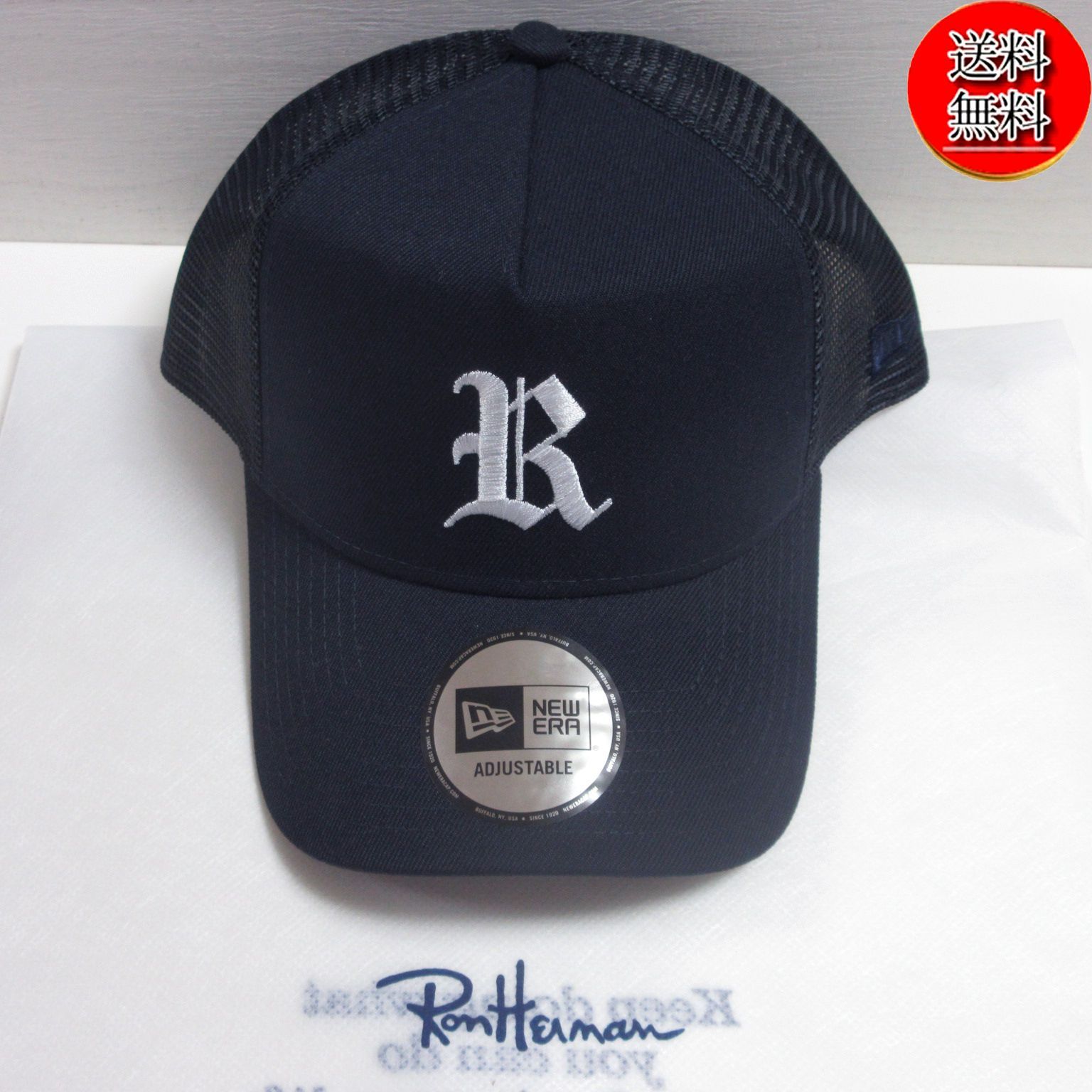 タグ付き未使用品 RHC × NEW ERA コラボ メッシュキャップ ネイビー タグ付き未使用品 RHC × NEW ERA コラボ メッシュキャップ