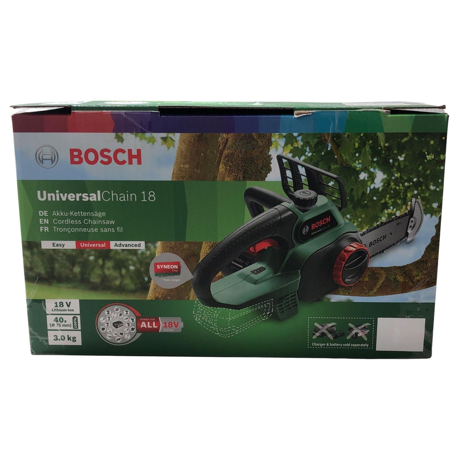 €€BOSCH ボッシュ ガーデンツール 18ｖコードレスチェンーンソー 本体のみ ＵＣ18Ｈ