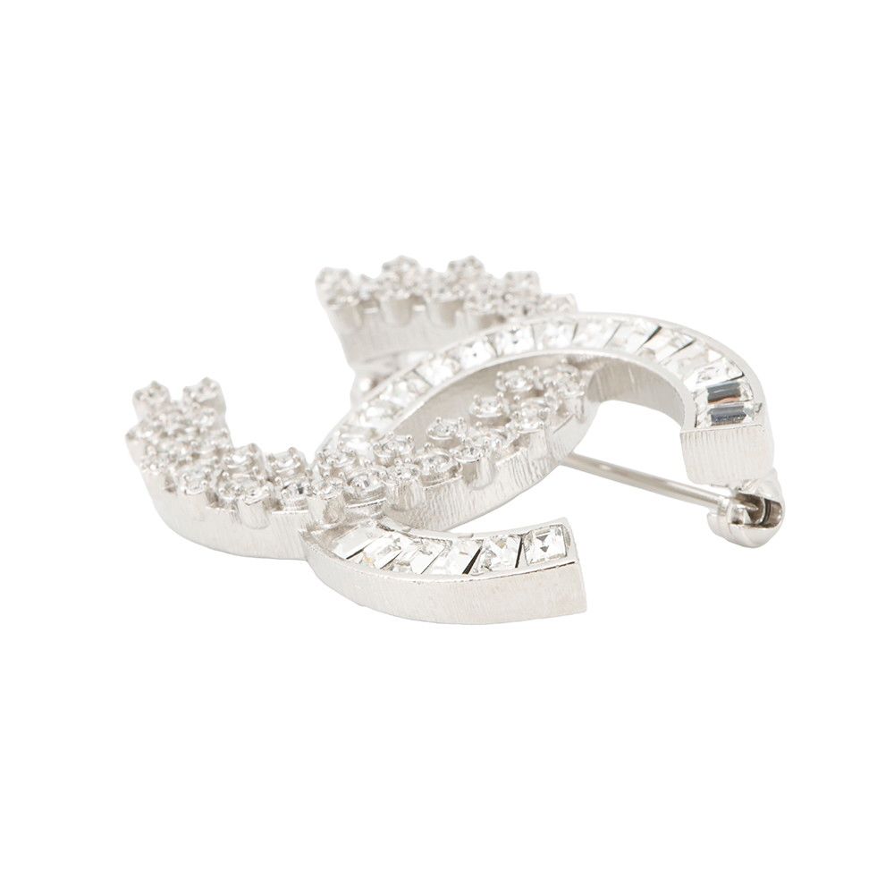 シャネル ブローチ ココマーク ラインストーン B20V A96994 CHANEL