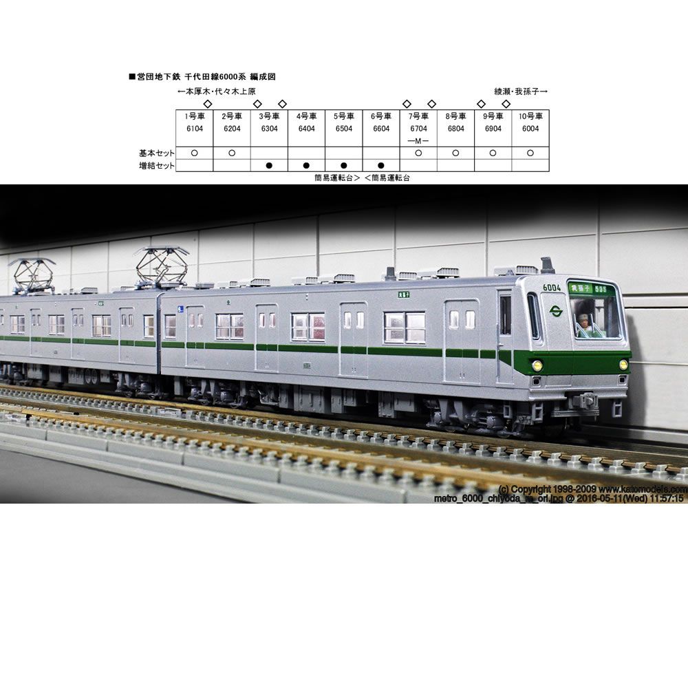 KATO Nゲージ 営団地下鉄 千代田線6000系 基本 6両セット 10-1143 鉄道模型 電車 9jupf8b KATO 10-1143 営団地下鉄千代田線6000系 6両基本セット railways