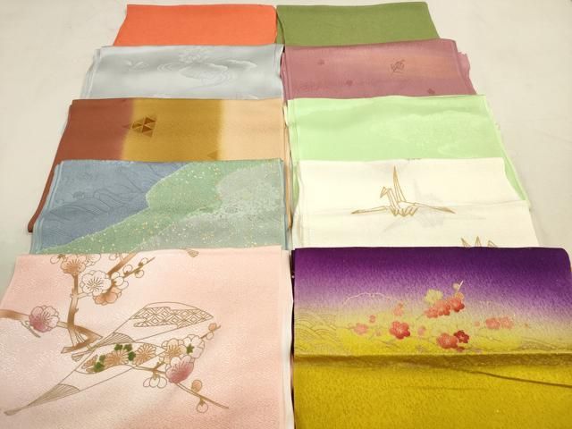 平和屋着物 和装小物 帯揚げ10枚セット 正絹 DAAV2459xg