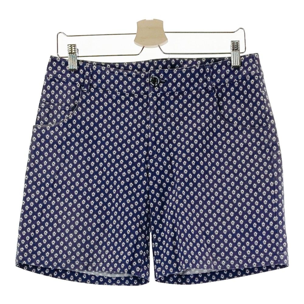 PEARLY GATES バンダナ柄パンツ ネイビー 美品】パーリーゲイツ ハーフ PEARLY GATES バンダナ柄パンツ ネイビー 美品】パーリーゲイツ ハーフ