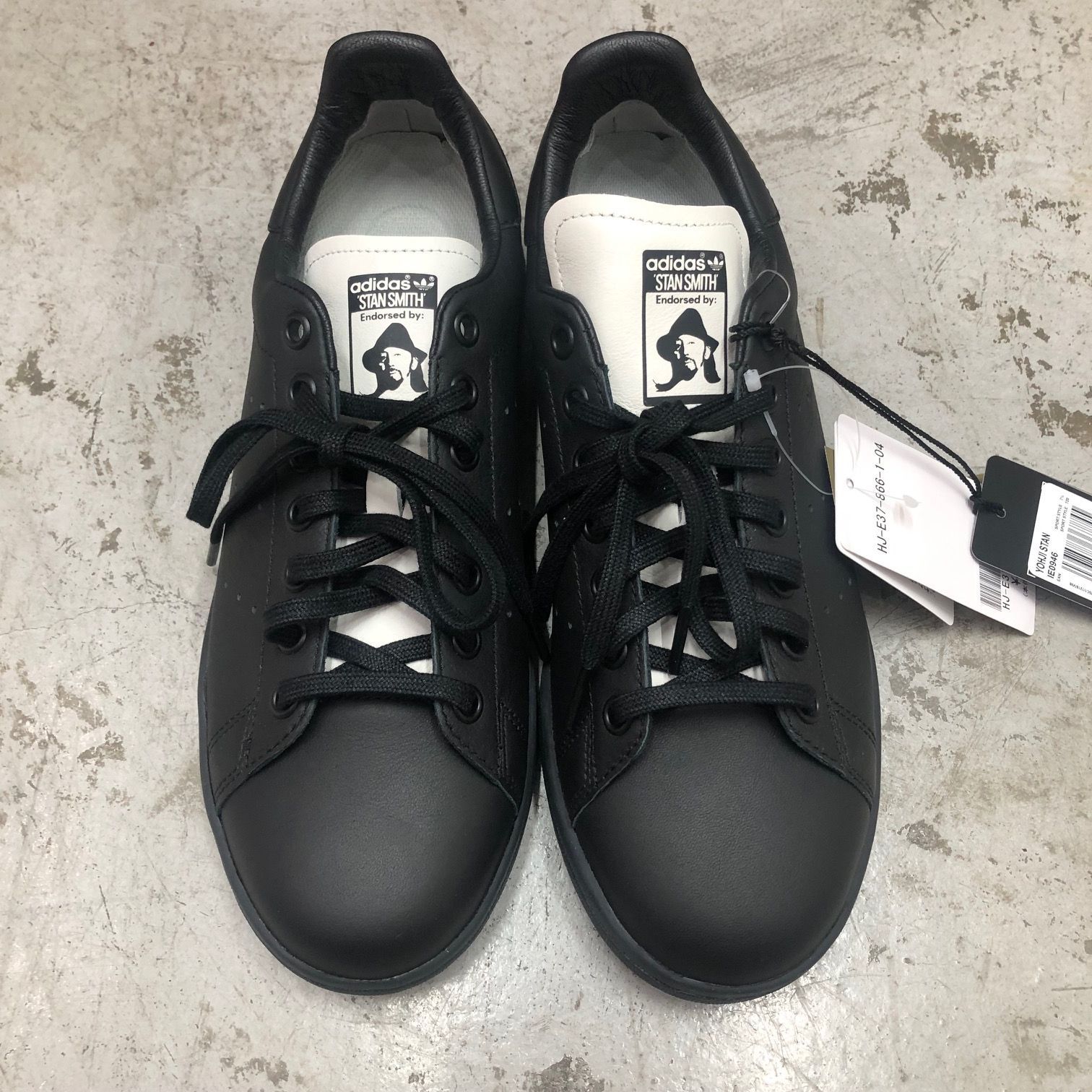 新品 adidas Yohji Yamamoto Stan Smith Black IE0946 ヨウジスタン