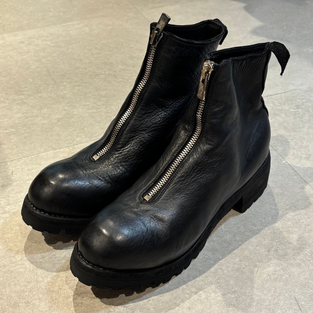 GUIDI グイディ PL1V FRONT ZIP BOOTS Horse Full Grain