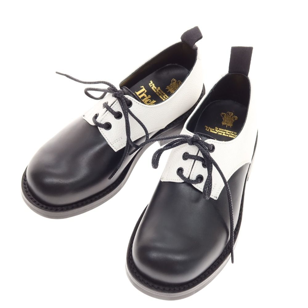 トリッカーズ Tricker s コンビ ドレスシューズ ブラック×ホワイト サイズ3 レディース