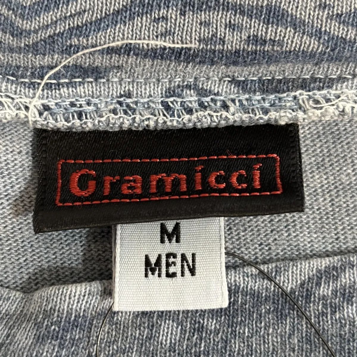 初期タグ USA製 80s~90s GRAMICCI S/S TEE グラミチ 総柄ボーダーT 