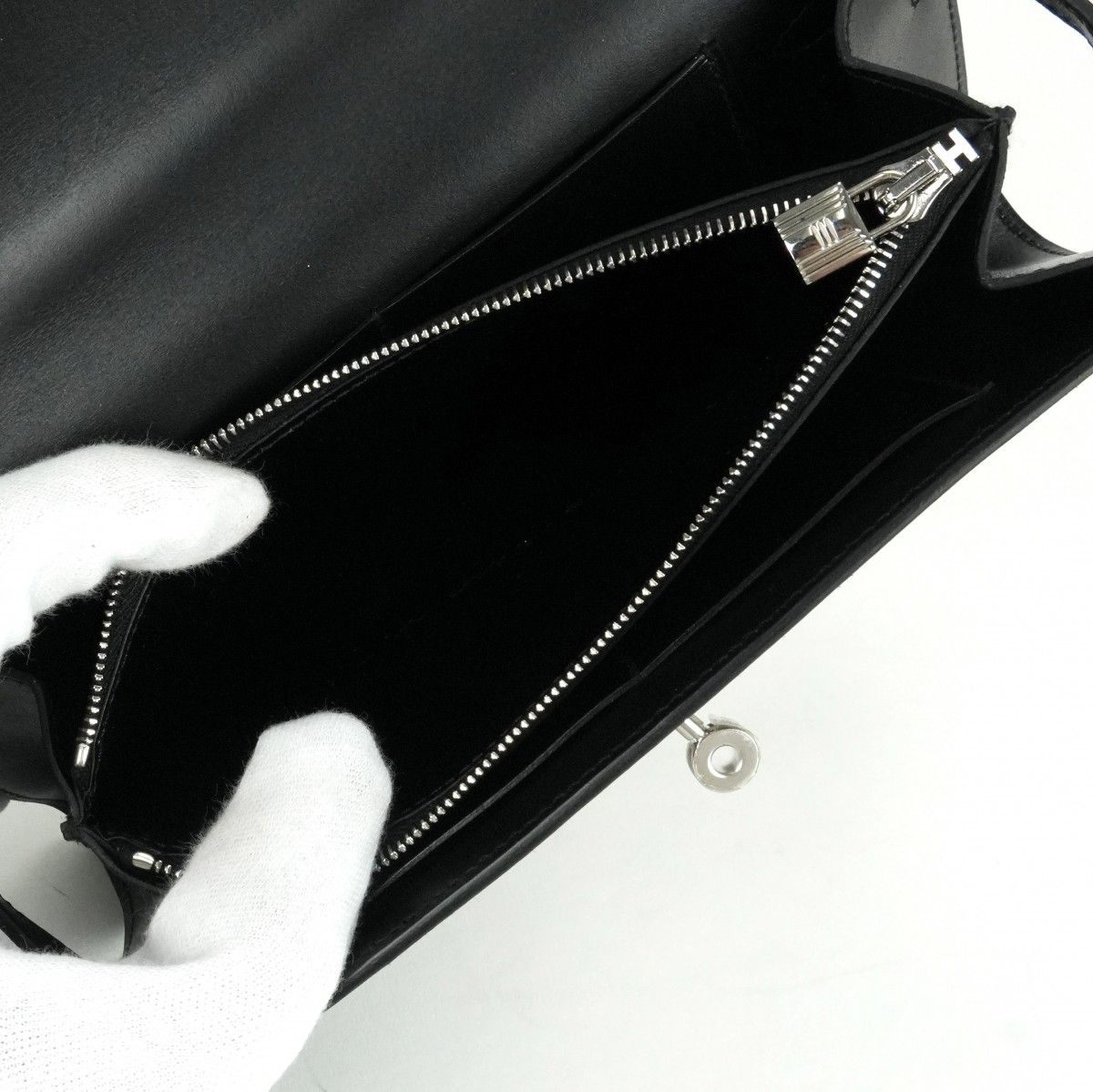 極 美品 希少品 PRADA プラダ ロゴ 金具 サフィアーノ レザー 本革  