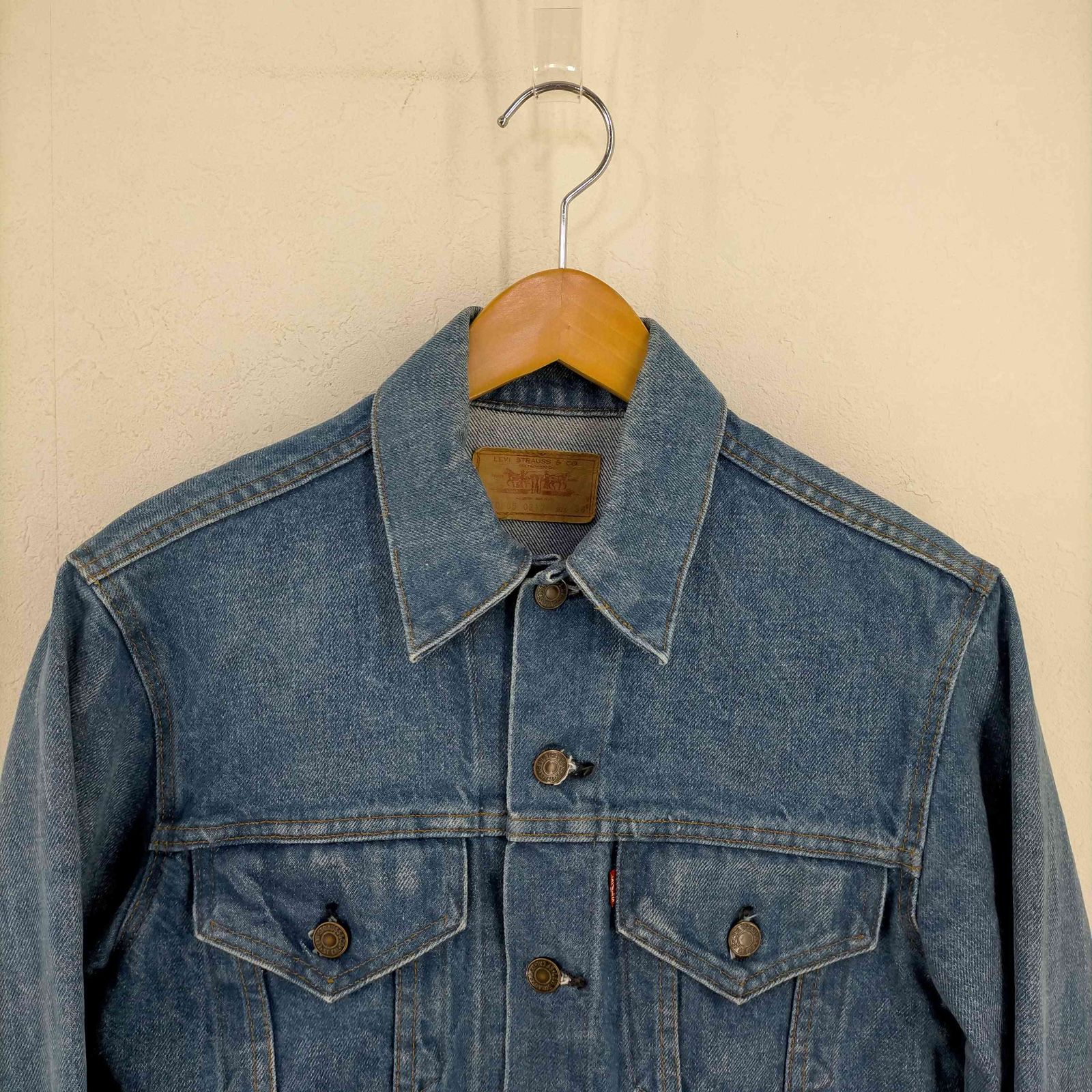 Levi's デニムジャケット 505-0217 リーバイス 米国製 刻印52 Levi's リーバイス 50s VINTAGE 507XX 紙パッチ ハギ付き デニム