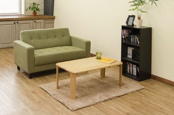 【新品・送料無料】継脚付　ウッディテーブル　90×50　BR/NA 継脚付 ウッディテーブル 90×50 BR/NA 新品