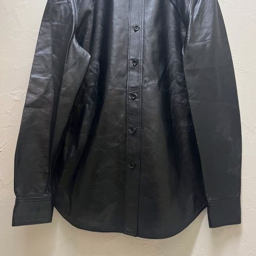 SAINT LAURENT サンローラン Leather Shirt レザーシャツ SAINT LAURENT サンローラン Leather Shirt レザーシャツ