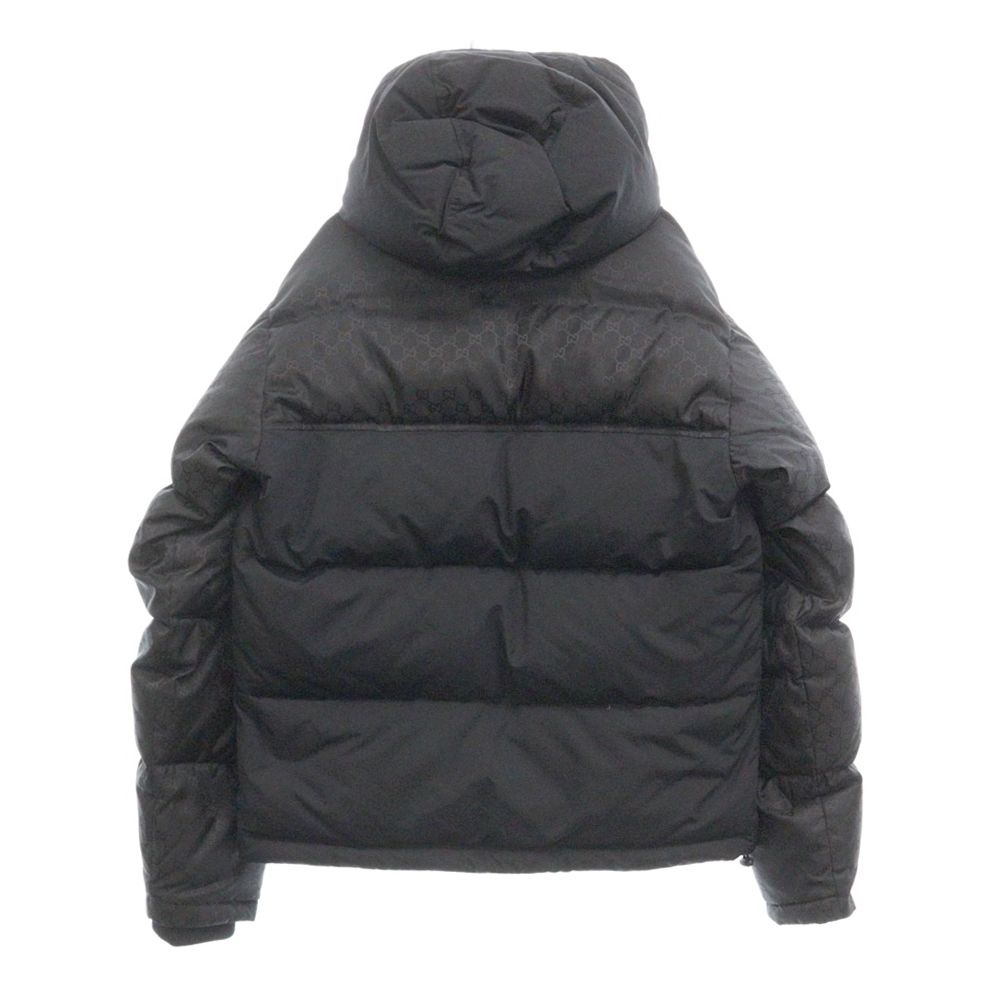 GUCCI (グッチ) GGジャガード ダウンジャケット ブラック 553281 Z4218