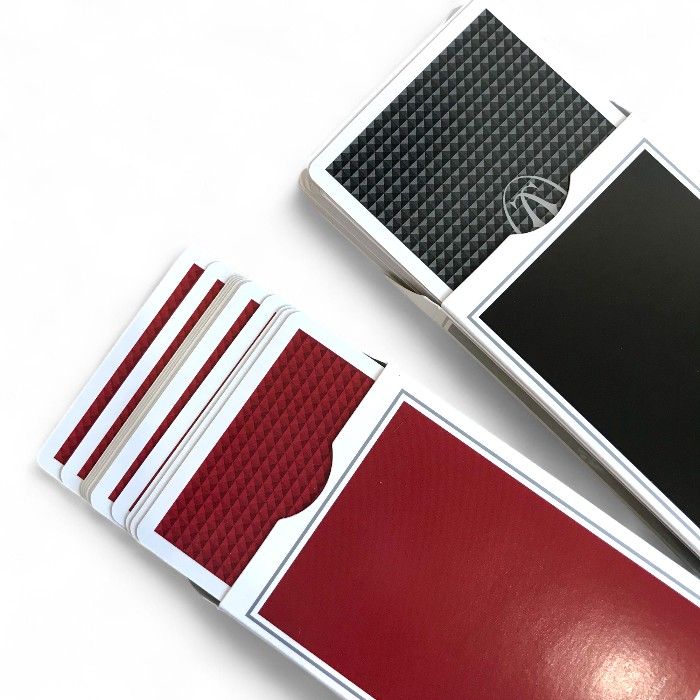 カルティエ Cartier トランプ 2つセット ボルドー ブラック 箱付き