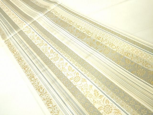 平和屋本店□極上 本場筑前博多織 草木染 手織工房 染匠：小森久 全通