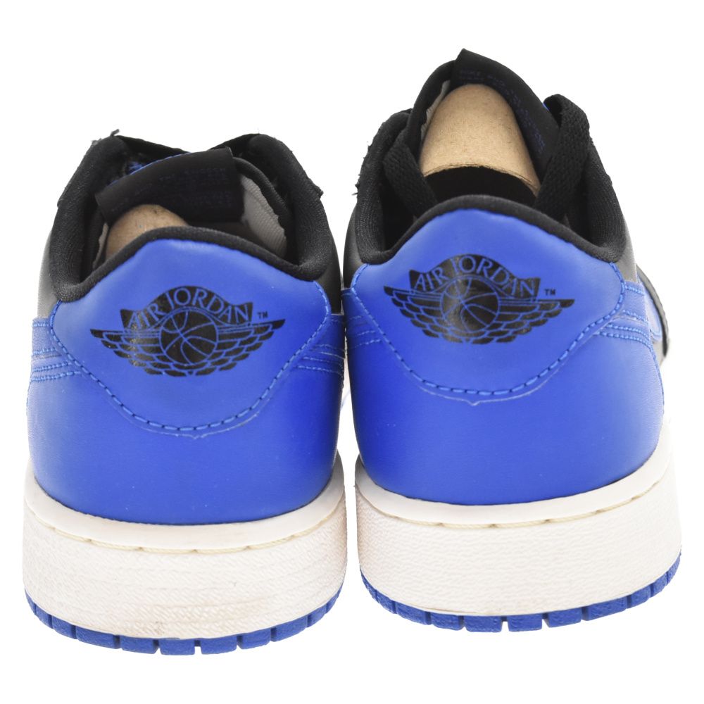 NIKE (ナイキ) AIR JORDAN 1 RETRO LOW OG BG ROYAL BLUE エア ジョーダン1 ロイヤルブルー  ローカットスニーカー レディース ブルー/ブラック US7Y/25cm 709999-004 - メルカリ