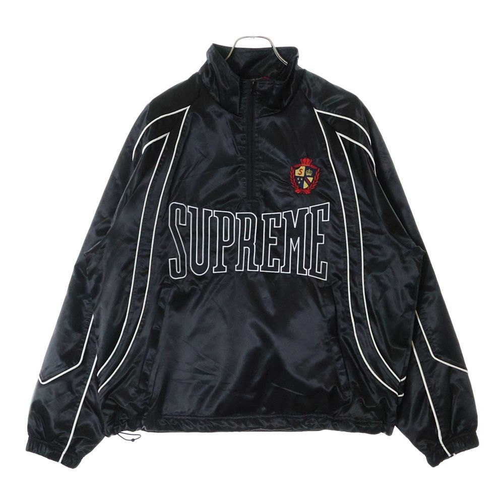 Supreme サテンジャケット M ブラック・レッド SUPREME (シュプリーム) 25SS Satin Piping Pullover ♯A サテン