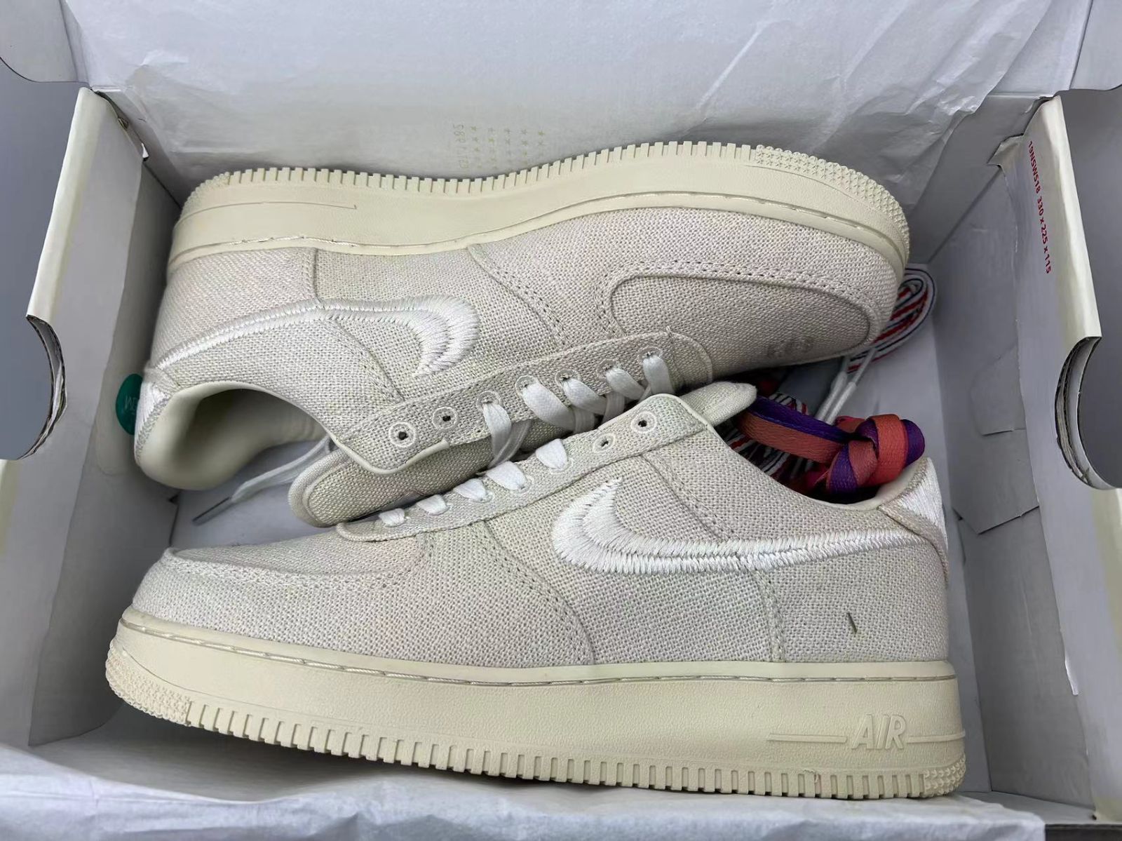 ナイキStussy x Nike Air Force 1 Lowスニーカー