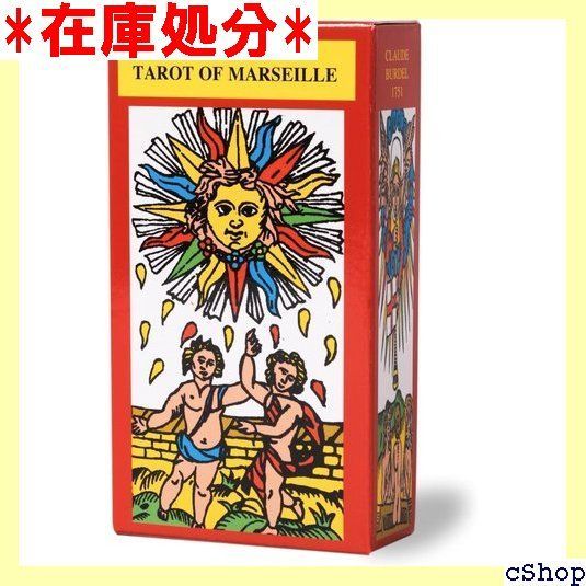 タロットカード 78枚 マルセイユ版 タロット占い タロット オブ マルセイユ Tarot of Marseille 日本語解説書付き 262