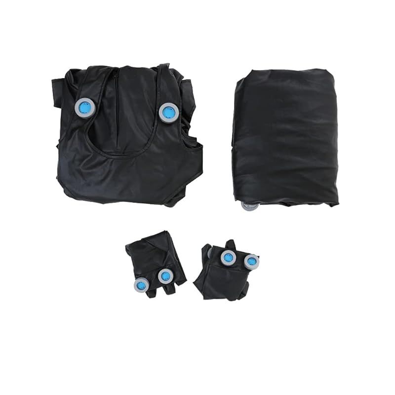 在庫 Miccostumes 女性 コスプレ 衣装 PUレザー 戦闘服 ボディスーツ ハロウィン クリスマス XL 0