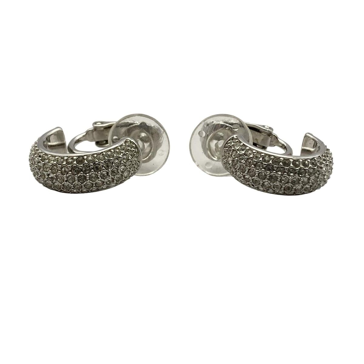 SWAROVSKI(スワロフスキー) イヤリング美品 - シルバー×クリア SWAROVSKI(スワロフスキー) イヤリング美品 - シルバー×クリア