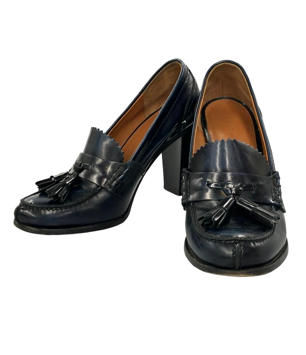 セリーヌ タッセルパンプス チャンキーヒール レディース SIZE 36.5 M CELINE
