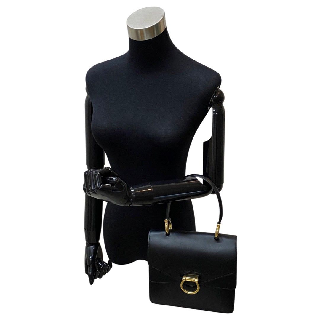 極 美品 CELINE セリーヌ ヴィンテージ ロゴ 金具 ダブルフラップ 