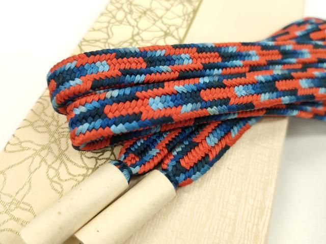 平和屋本店□極上 有職組紐道明 帯締め 貝ノ口組 宮内庁御用 国立