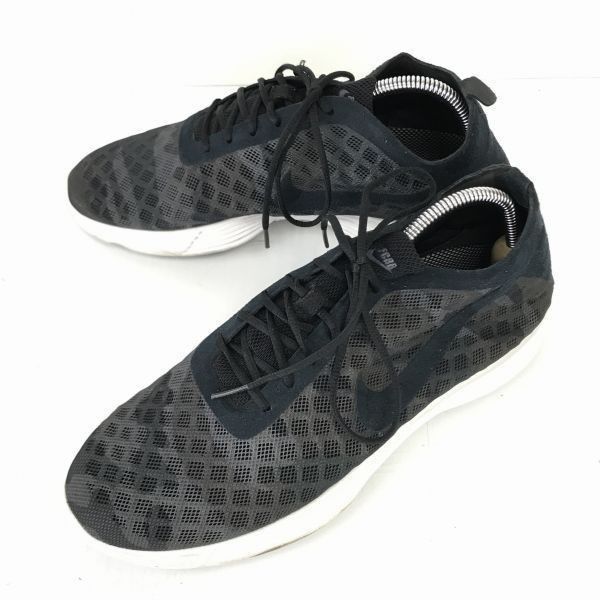 NIKE/FCRBコラボカモフラ柄/LUNAR REJUVEN8 MID+/スニーカー【28.0/黒】エフシーアールビーi-93
