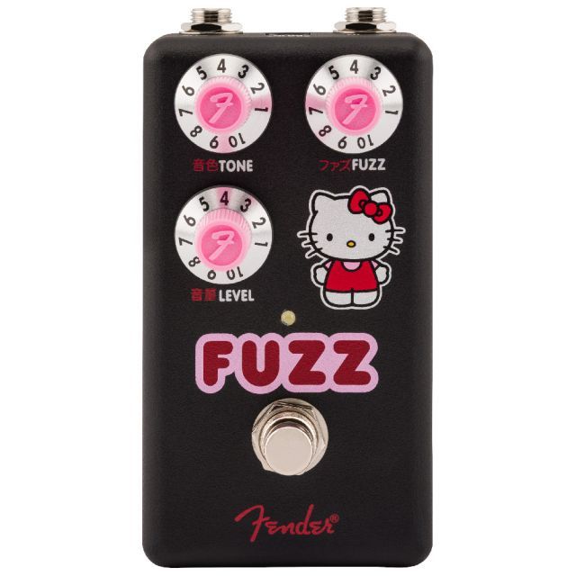 Fender フェンダー Hello Kitty Fuzz Pedal Black ハロー キティ ファズ ブラック 品