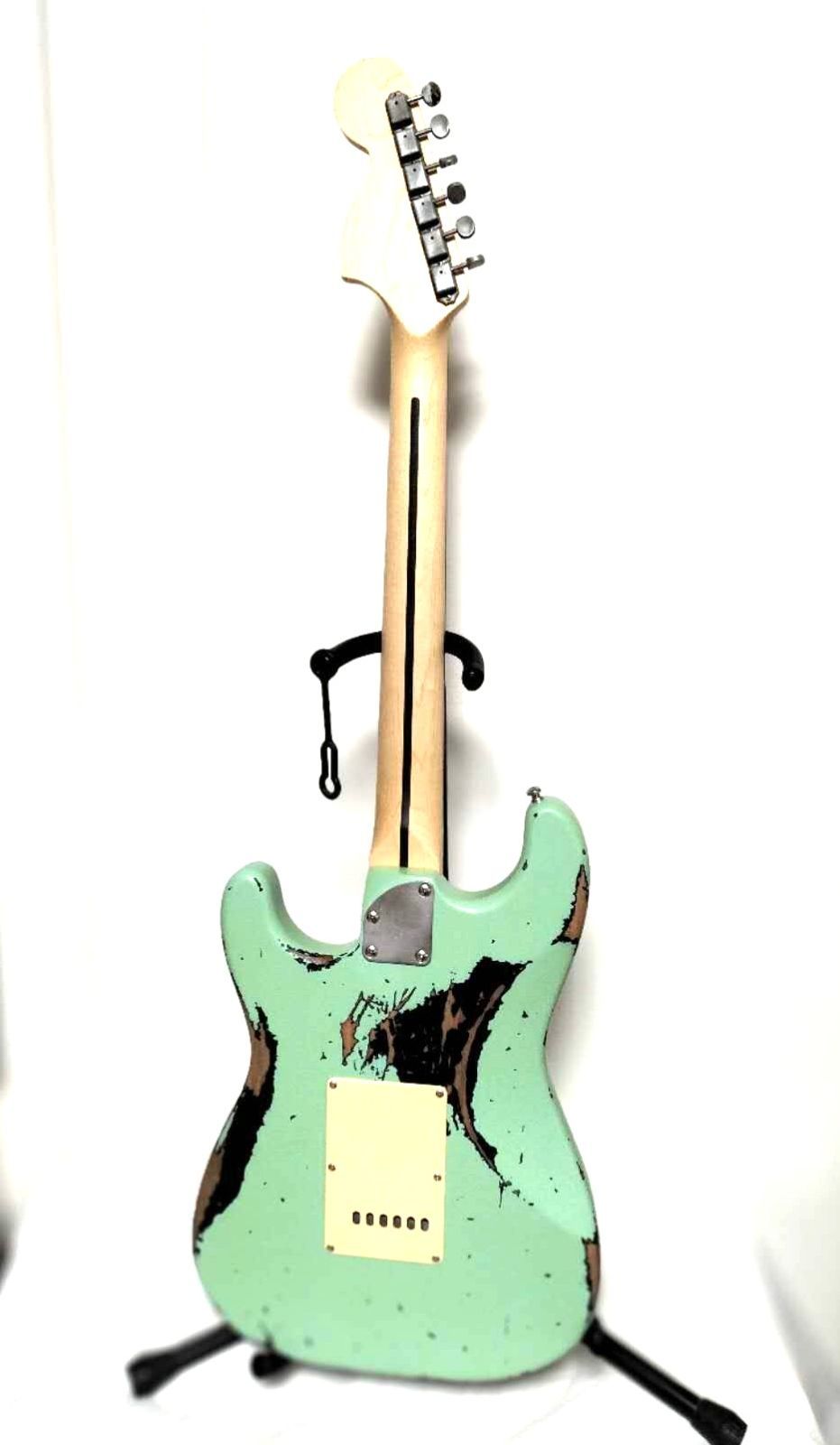 ストラトシンライン ハードレリックサーフグリーン SSH ステンレスフレット