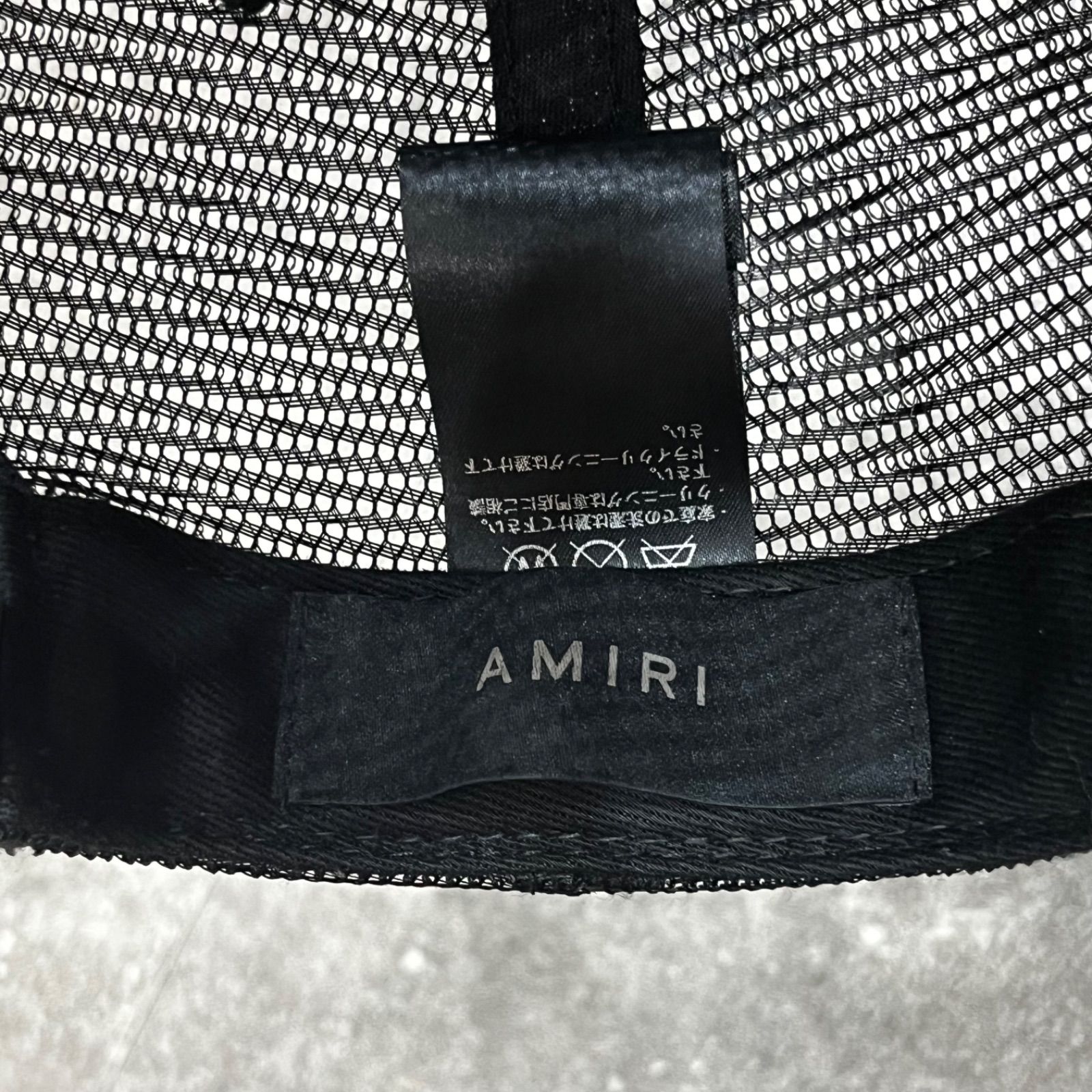 AMIRI 刺繍 メッシュキャップ 帽子 アミリ 93141A2 - メルカリ