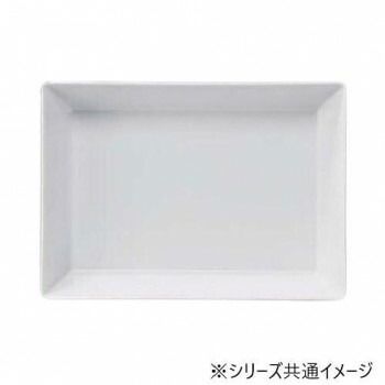 福井クラフト メラミン35cm長角深盛皿ホワイト 51354010
