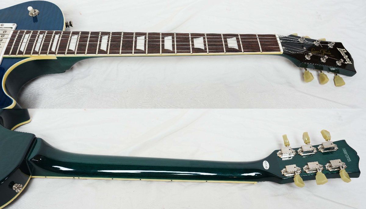 ☆Burny☆RLG-45 シースルーブルー レスポールスタンダード 2005