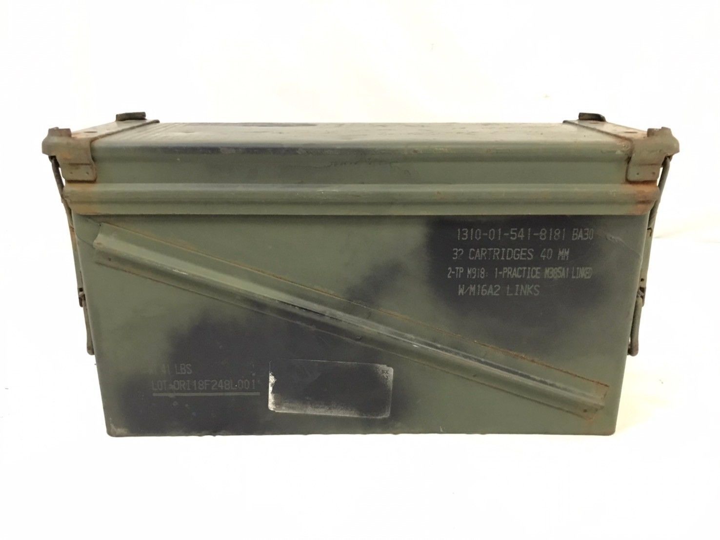米軍放出品 アンモボックス PA-120アンモ缶 弾薬箱 サバゲー ミリタリー 弾薬箱 M2A1 S.C.F. Mサイズの商品詳細｜ミリタリーショップなら