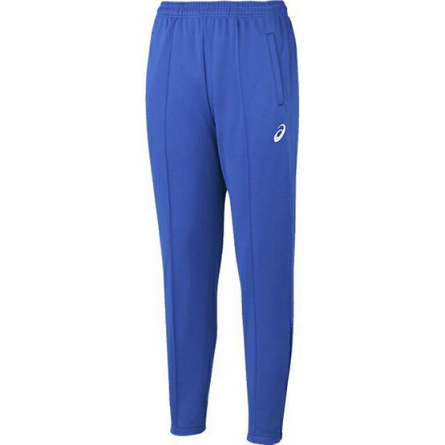 asics アシックス KNIT PANTS BLUE XO XAT247 45 | スポーツ メンズ XO ブルー 青 服 衣類 衣料品ウェア ウエア フィットネスウェア ボトムス ズボン ロングパンツ ワンポイントロゴ 消臭テープ入り