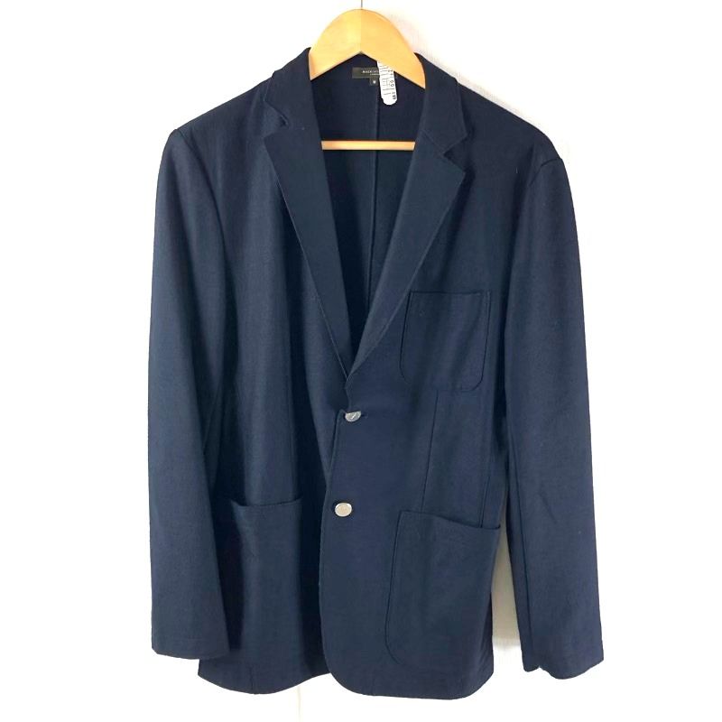 マッキントッシュロンドン MACKINTOSH LONDON ジャケット 銀ボタン 胸ポケット サイドポケット 紺 Mサイズ 941329