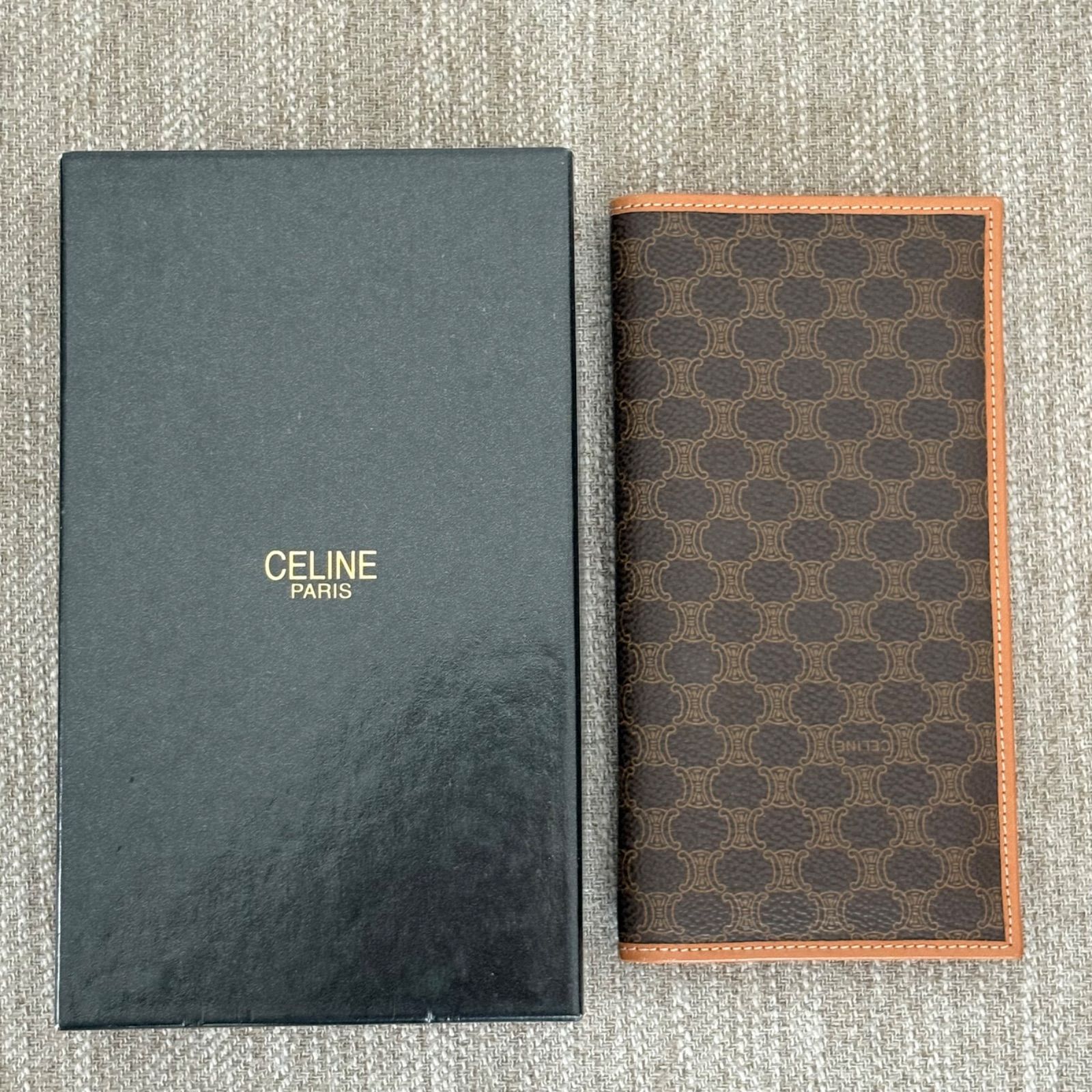 極美品 CELINE マカダム柄 長財布 ヴィンテージ 【公式通販】