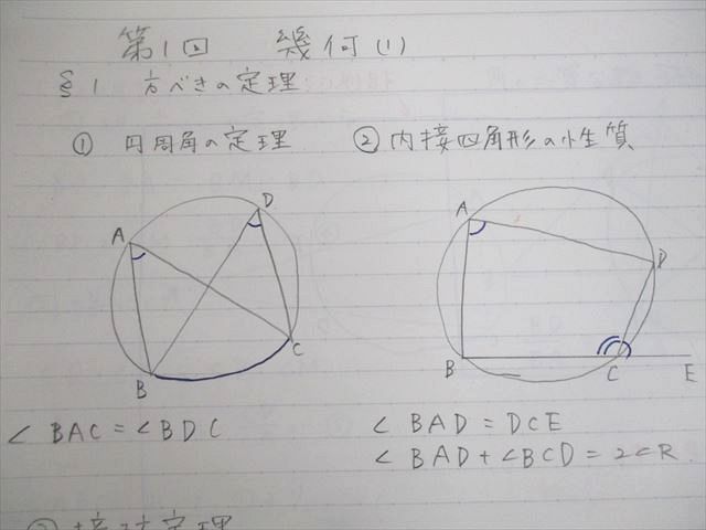 UQ10-048 鉄緑会 中2 数学基礎講座I/問題集 第1/2部 テキスト通年