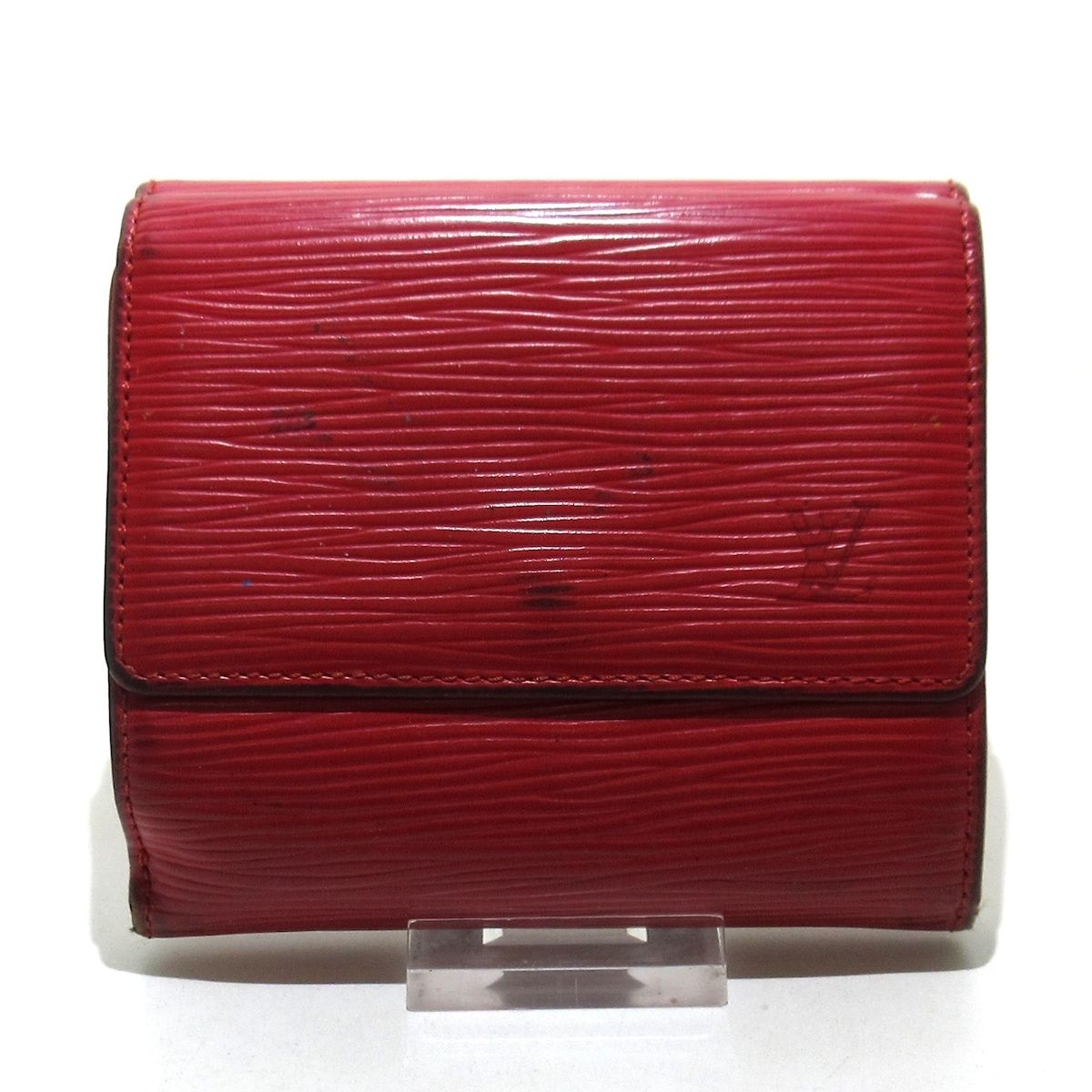 【外観美品】ルイヴィトン　エピ　ポルトモネ ビエ カルトクレディ M6348H LOUIS VUITTON(ルイヴィトン) Wホック財布 エピ ポルトモネビエ