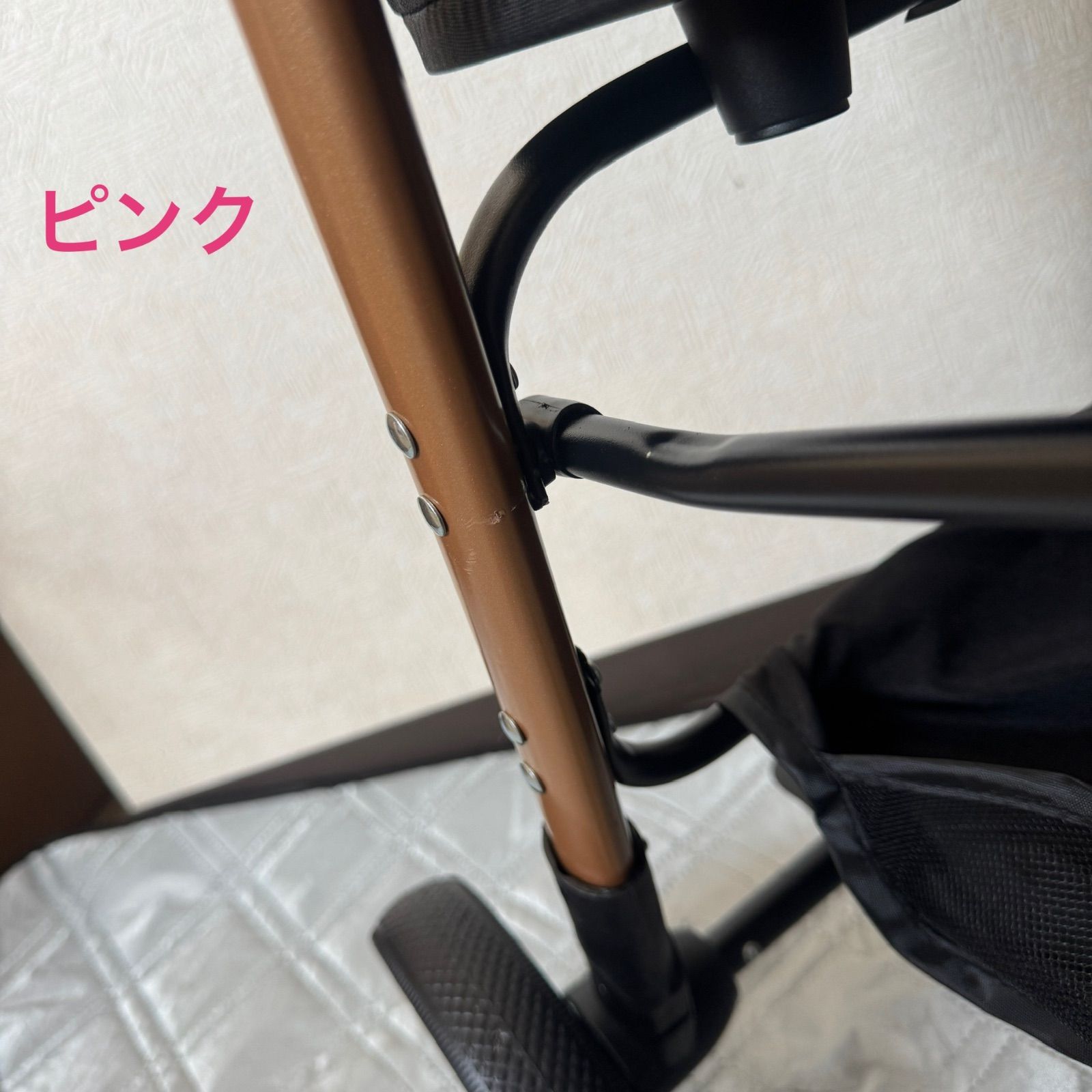 後輪片足ブレーキ